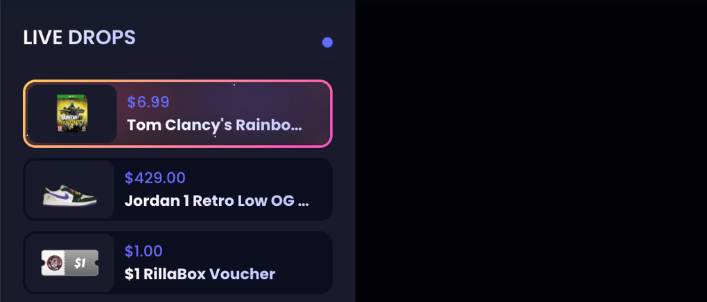 Livedrops on Rilabox