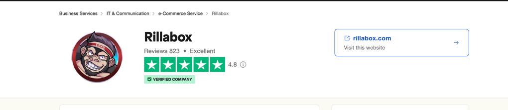 Rillabox Trustpilot