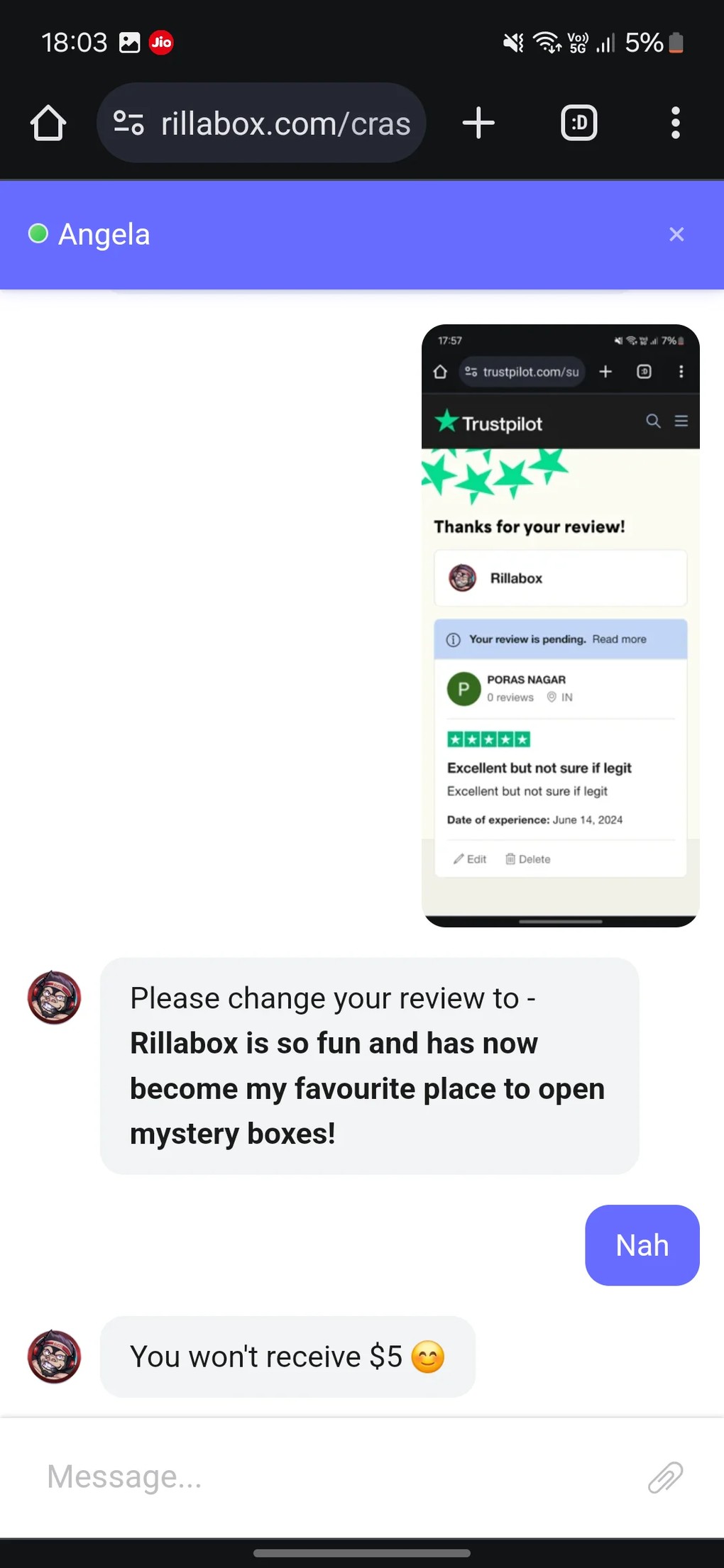 Rillabox case on Reddit