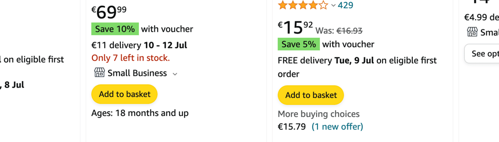 List of discounted Amazon mystery boxes