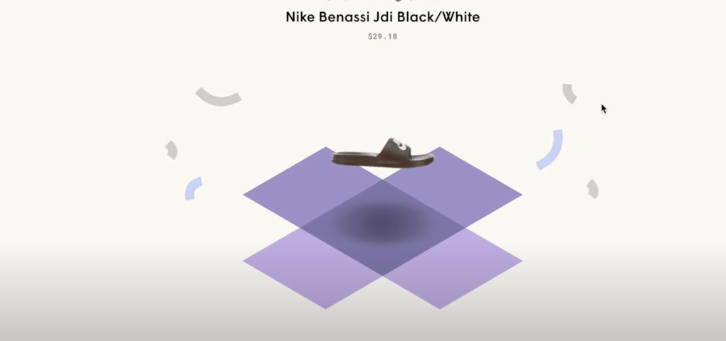 unboxing from a sneaker mystery box on HYBE