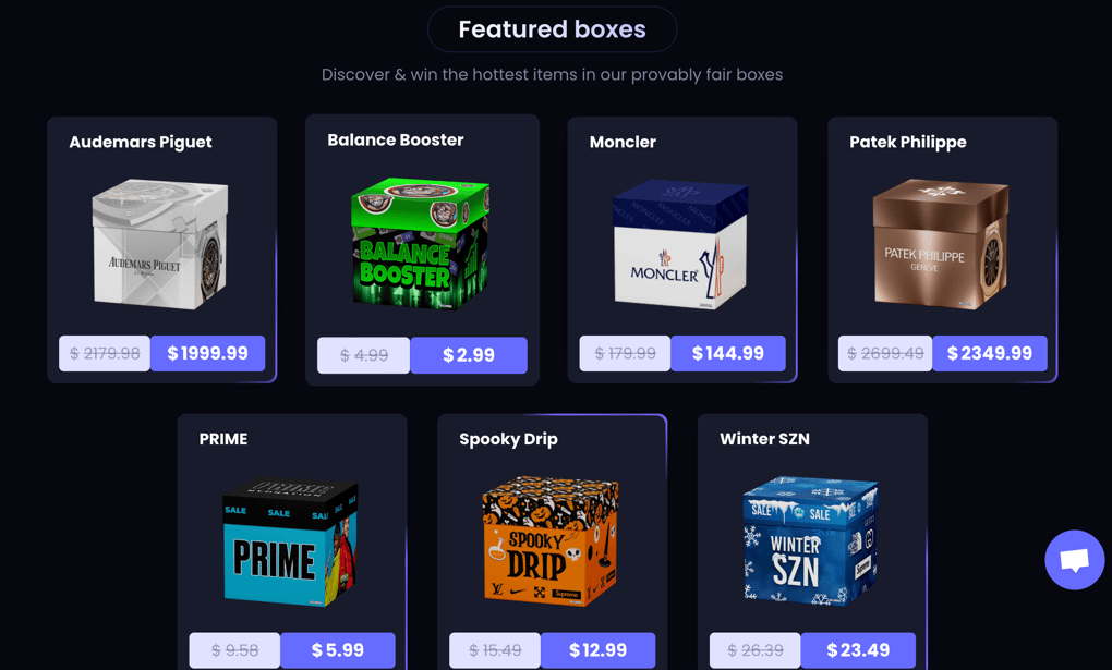 Mystery Boxes rillabox 