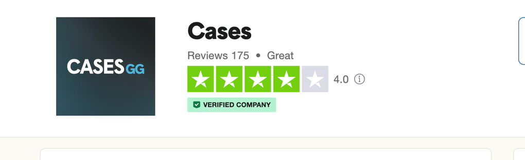 Cases.gg Trustpilot