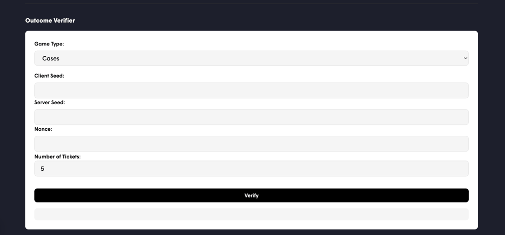 Outcome verifier on Upgrader