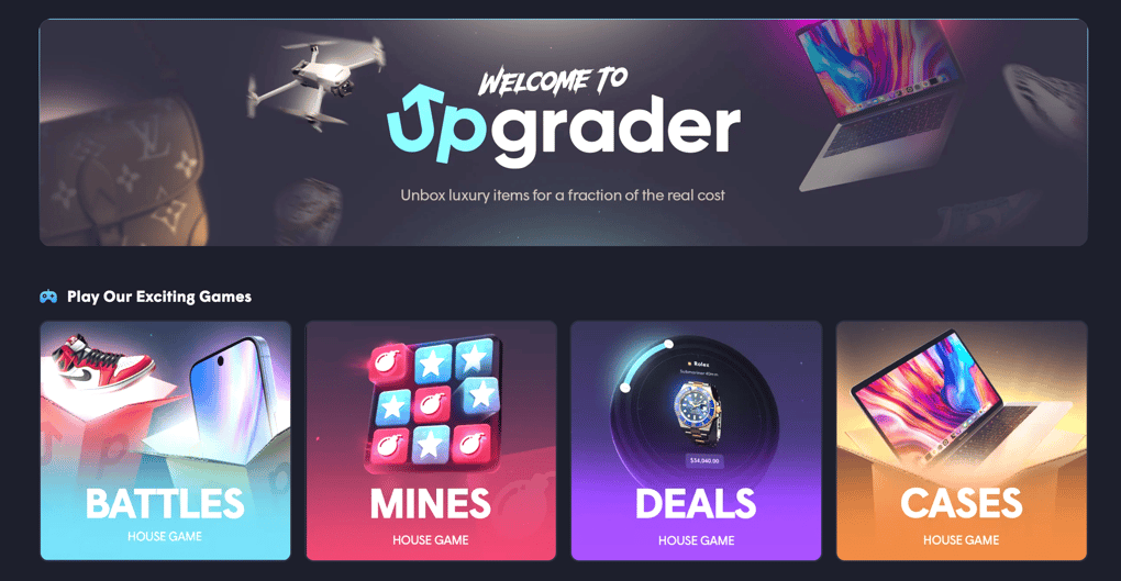 Game modes at Upgrader.com