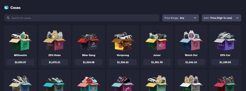 mystery boxes on Upgrader