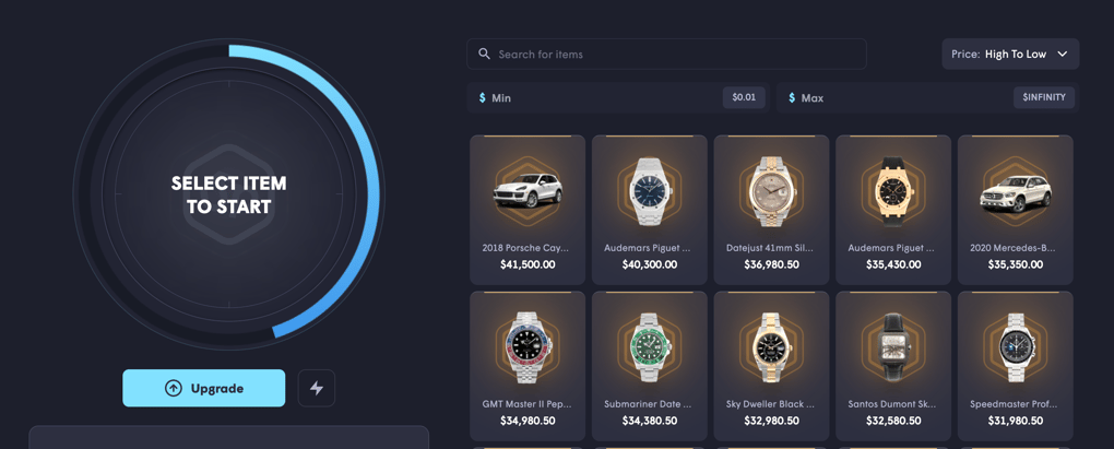 Upgrade game mode on Upgrader.com