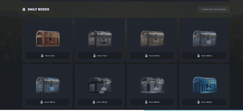Daily free boxes on LuxDrop