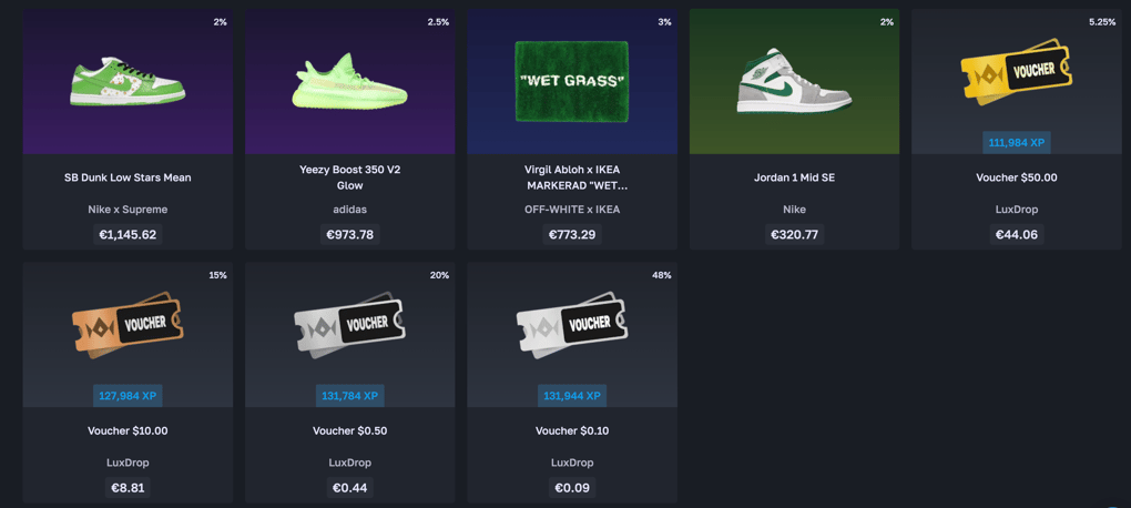 Contents of the Luck of the Irish mystery box