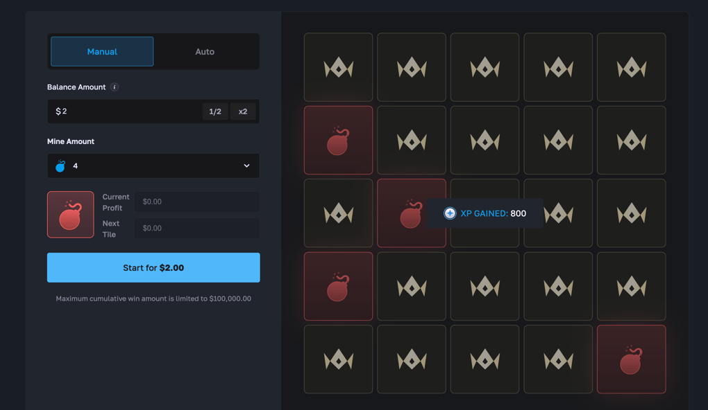 Mine hit on LuxDrop