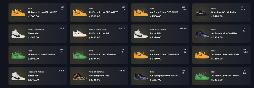 Nike sneaker on Boxy.gg