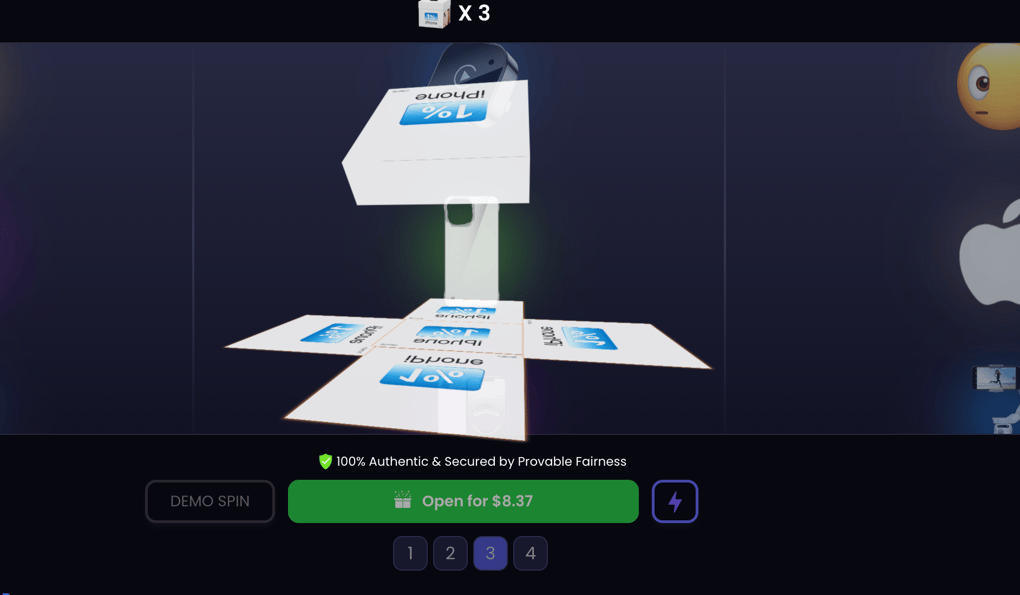 3D unwrap of a Rillabox box