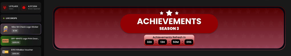 Rillabox Achievements banner